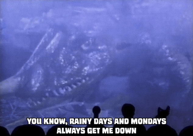 恐龙 可怕 下雨 恐怖