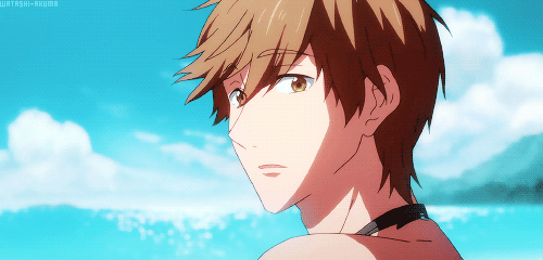 动漫 男孩 蓝天 白云