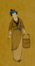 担水 回家 村妇 勤劳