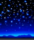 卡通 天空 星星 漂亮