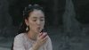 美女 苹果 可爱 开心