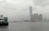大海 城市 小船 白云