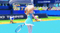 网球 球拍 少女 金发