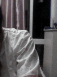 寝室 美女 睡衣 头巾