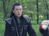 帅哥 黑色衣服 古装 发髻