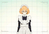 眼镜 女仆 少女 短发