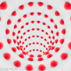 三维 3d 循环 圆圈 红色小球