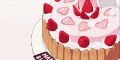 蛋糕 食物 切开 草莓