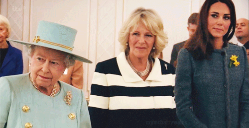 凯特王妃 英国女王 表情