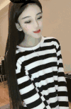 美女 长发 项链 耳钉