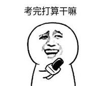 暴漫 文字表情包 考完打算干嘛 搞笑 逗 沙雕
