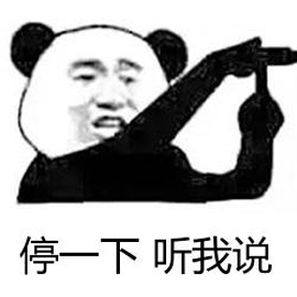 停一下 聽我說 熊貓頭