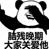 脑残 晚期 熊猫头 搞笑 逗