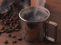 咖啡 咖啡豆 热气 想来杯咖啡