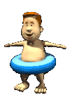游泳  男人   动画   动态