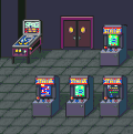 像素 pixel 游戏厅 场景