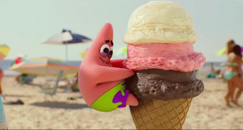 海绵宝宝 SpongeBob 派大星 橡皮 冰淇淋 甜筒 三球 木偶戏