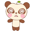 小熊 可爱 脸红 摇头