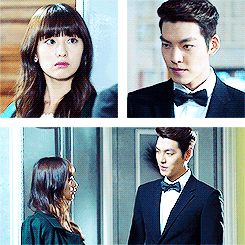 帅哥 美女 西装 眼神