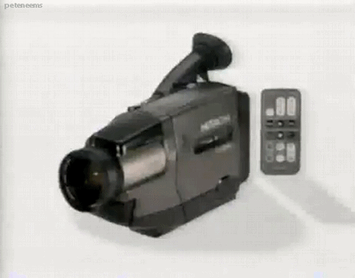 录音机 家用电器 摄像机 电视机  动态图