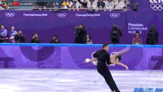 2018平昌冬奥会 团体溜冰 soogif