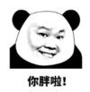 暴漫 文字表情包 你胖啦 搞笑 逗 沙雕