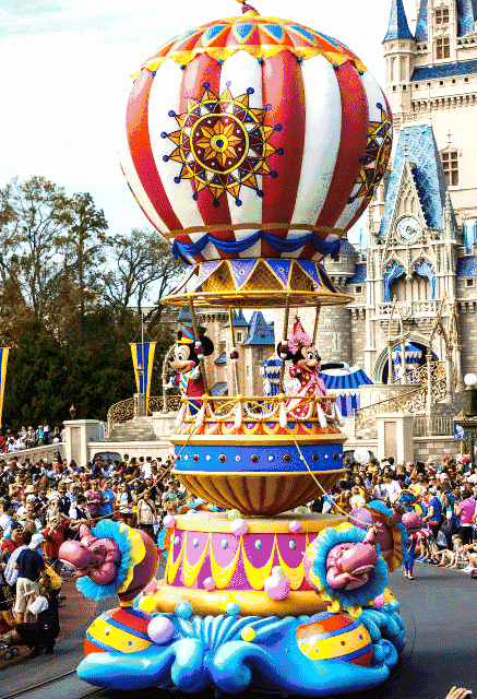 迪士尼 童话世界 唯美意境 游乐场