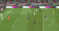 足球 球场 国际冠军杯 拜仁 米兰双雄 比赛 拜仁 三角回传 米兰达 汉达注意力集中