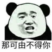 暴漫 熊猫人 张学友 那可由不得你 斗图
