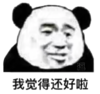金馆长 熊猫 皱眉 我觉得还好啦