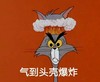 汤姆猫 爆炸头 搞笑 气到头壳爆炸