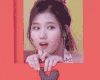 KNOCK&KNOCK&MV花絮 SANA twice 可爱 拍照 萌 门框