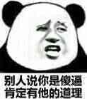 熊猫人脸  嘲笑  假正经   别人说你是傻逼肯定有他的道理