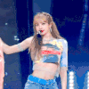 明星 Lisa 又飒又美 舞台动图