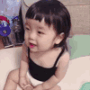小女孩 宝宝 哈哈 开心