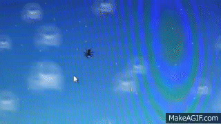 鼠标 蜘蛛 蓝色 屏幕