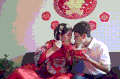 新郎新娘 新婚祝福 新婚快乐 结婚 爱情
