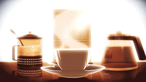 咖啡 热咖啡 来一杯 加糖
