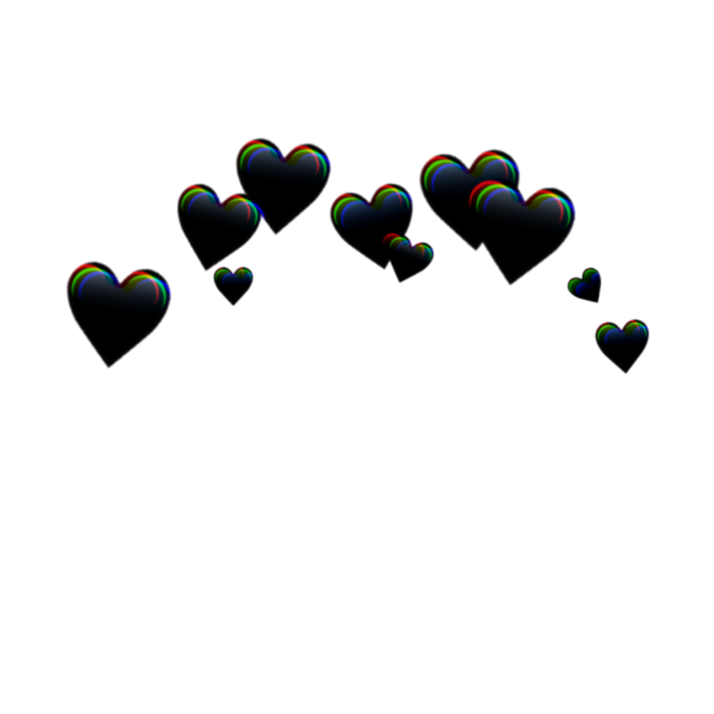贴纸爱心心黑色爱心gif动图_动态图_表情包下载_soogif