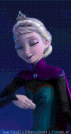 冰雪奇缘 艾莎 唱 冰冻 魔法 雪花 迪士尼 动画 Frozen Disney