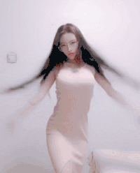 美女 戴眼镜 摸头发 性感