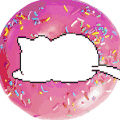 甜甜圈 doughnut 小猫 可爱