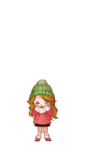 创意 动画 女孩 开心 跳起
