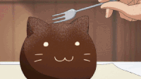 二次元 卡通 美食 巧克力
