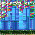 像素 pixel 马赛克 城市