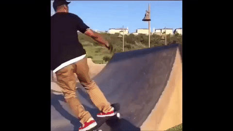 滑板 skateboarding 停住 上坡 平衡