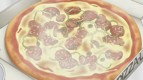 披萨 pizza food 美食 切 卡通
