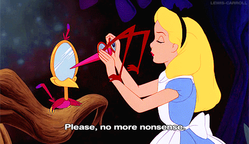 爱丽丝梦游仙境 Alice+in+Wonderland 照镜子