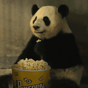 大熊猫 爆米花 好吃 爱吃