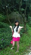 美女 漂亮 长发 粉裙